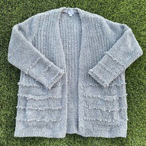 Barefoot Dreams Cozy Chic Boardwalk Cardigan Size Large Open Front